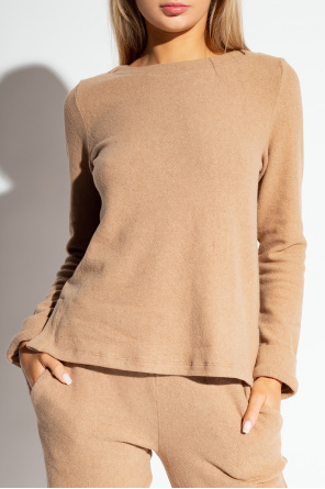 Hanro sweatshirt Puts with rolled-up sleeves