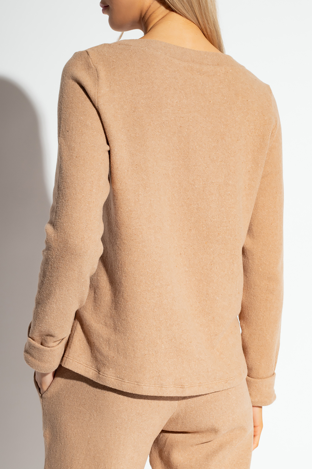 Hanro Sweatshirt with rolled-up sleeves