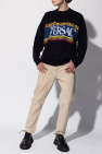 Versace NAVY BLUE Sweater with logo