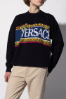 Versace NAVY BLUE Sweater with logo