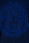 Versace NAVY BLUE Wool sweater with La Greca Medusa