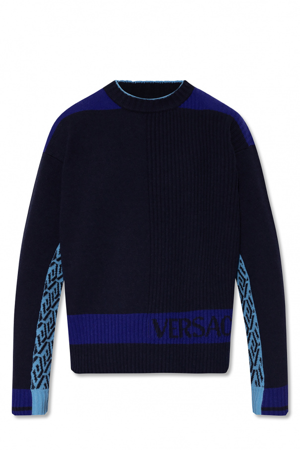 Versace Silk sweater with logo