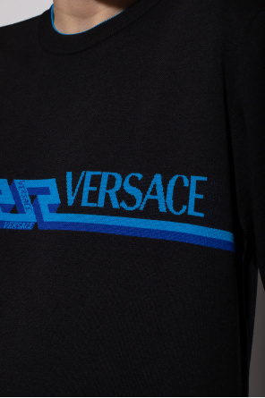 Versace Sweter z logo