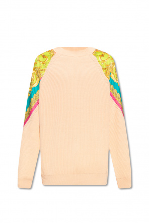Sweater with baroque motif od Versace