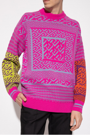 Versace Sweter ze wzorem ‘La Greca’