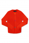 Versace Kids ORANGE Ribbed cardigan