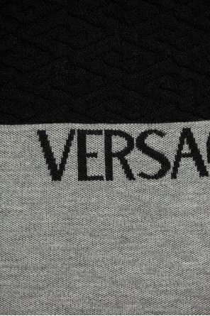 Versace Profile Fox Patch Pocket Tee-Shirt in White Cotton