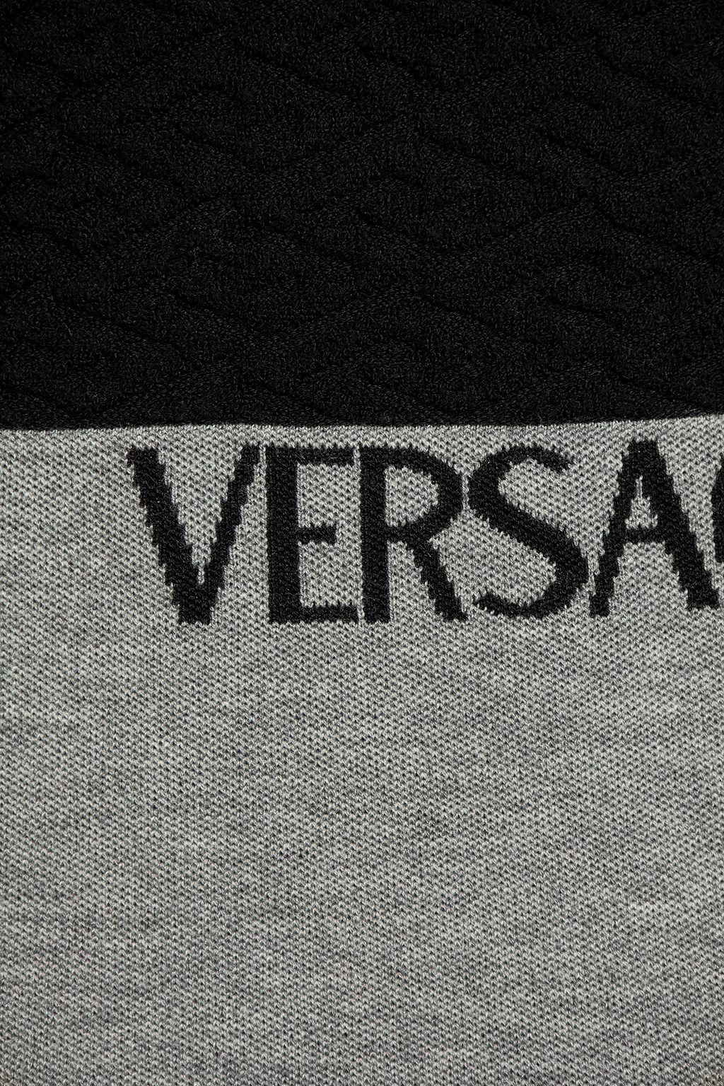 Versace Wool hooded sweater