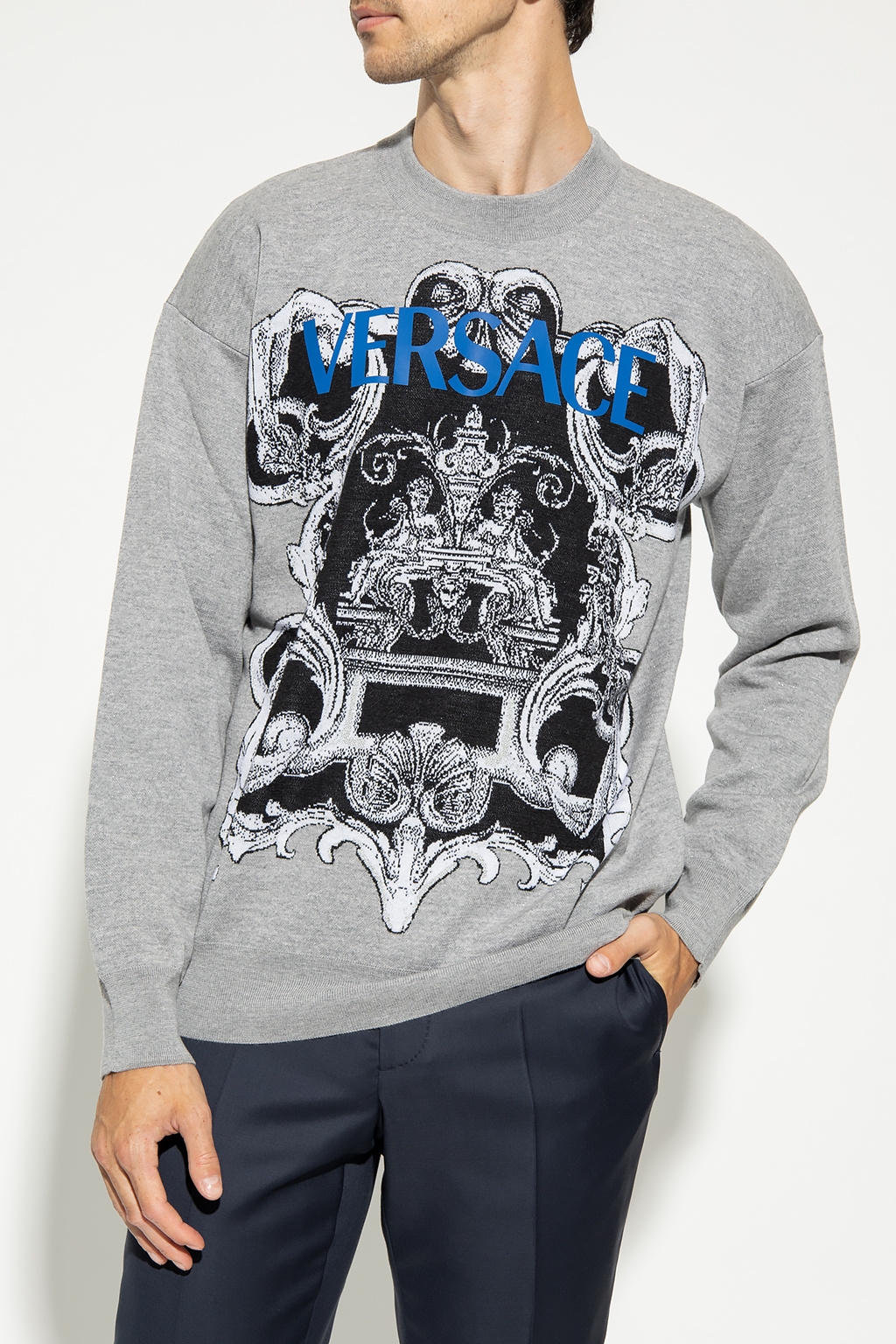 Versace diesel sweater with logo