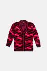 Versace Kids RED La Greca cardigan