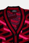 Versace Kids RED La Greca cardigan