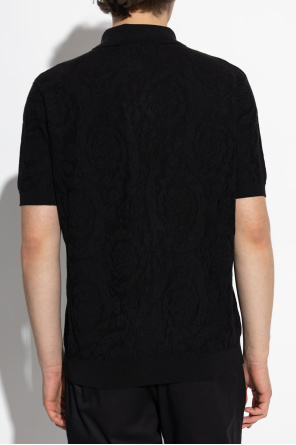 Versace Polo con estampado "Barocco"