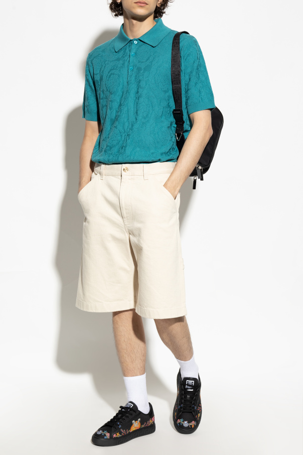 Versace Polo ze wzorem `Barocco`