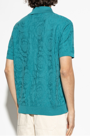 Versace Polo ze wzorem `Barocco`