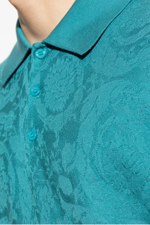Versace Polo ze wzorem `Barocco`