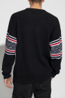 Versace BLACK Wool sweater with La Greca Medusa