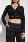 Versace BLACK Cropped cardigan