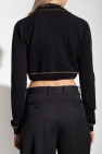 Versace BLACK Cropped cardigan