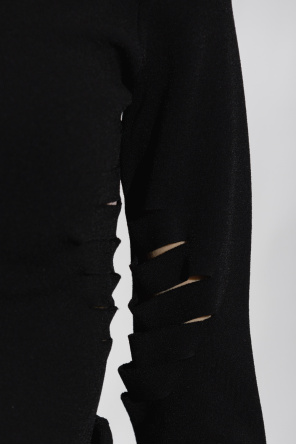 Versace Missoni terry-cloth effect polo shirt