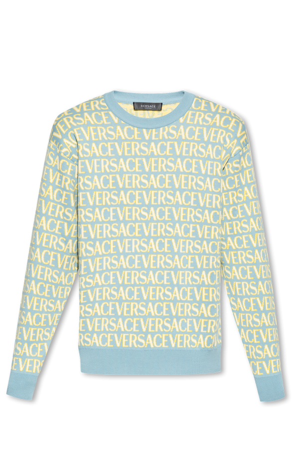 Versace Bawełniany sweter