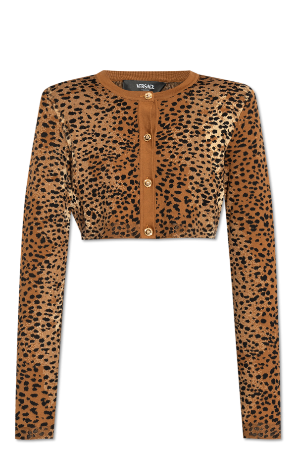 Versace Cardigan with animal motif