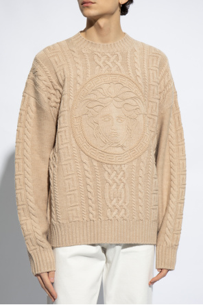 Versace Bawełniany sweter