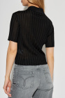 Versace BLACK Striped top