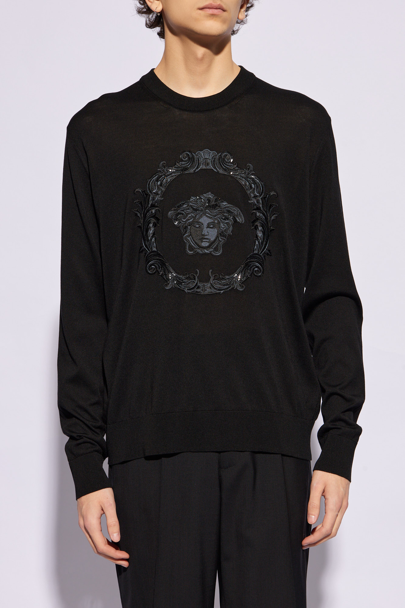 Versace Embroidered sweater