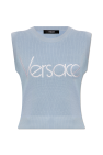 Versace Cotton Vest with Logo