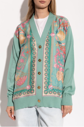 Versace Cardigan made of combined fabrics