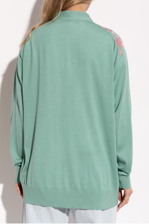 Versace Cardigan made of combined fabrics