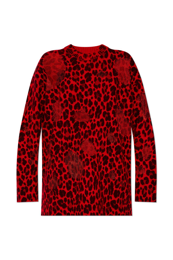 Versace Leopard Print Sweater