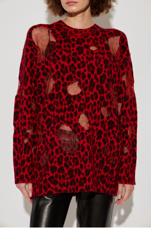 Versace Leopard Print Jumper