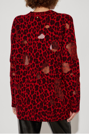 Versace Leopard Print Jumper