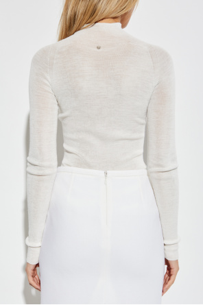 Versace Turtleneck de corte ajustado