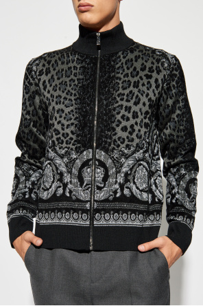 Versace Cardigan with embroidered pattern