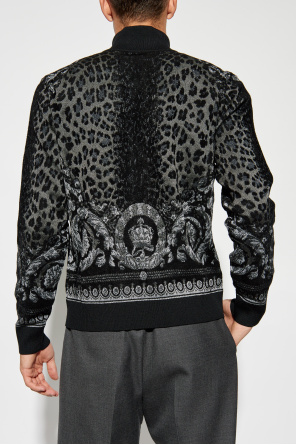 Versace Cardigan with embroidered pattern