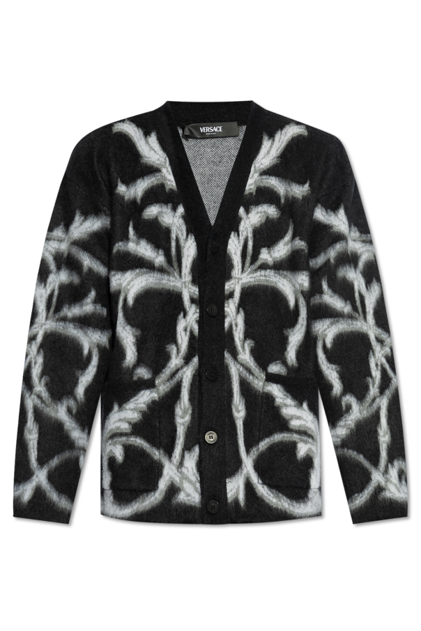 Versace Cardigan with barocco motif