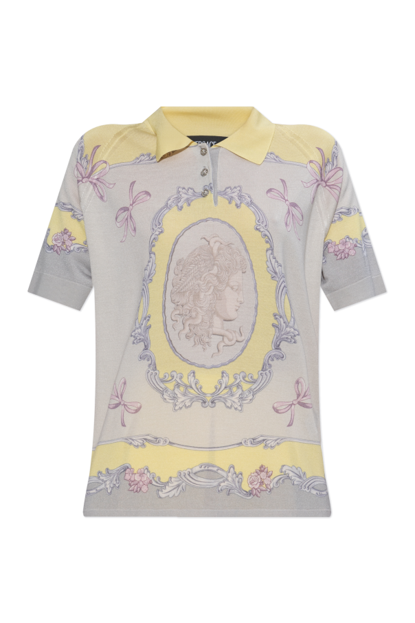 Versace Jedwabne polo