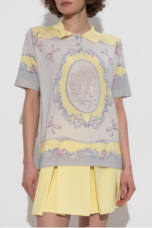Versace Jedwabne polo