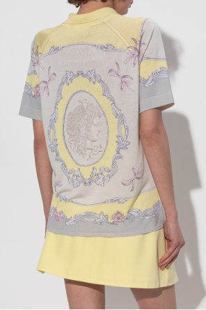 Versace Jedwabne polo