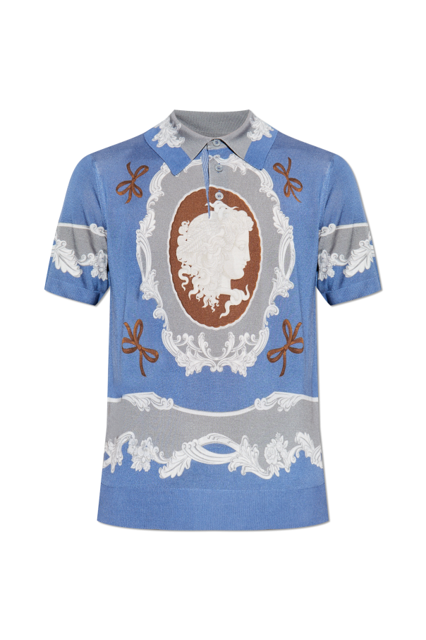 Versace Polo z nadrukiem  `Medusa Cameo`