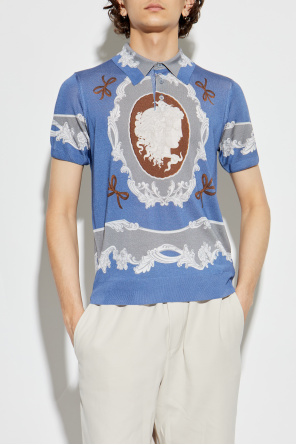 Versace Polo z nadrukiem  `Medusa Cameo`