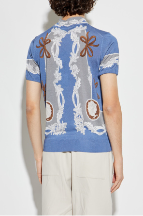 Versace Polo z nadrukiem  `Medusa Cameo`