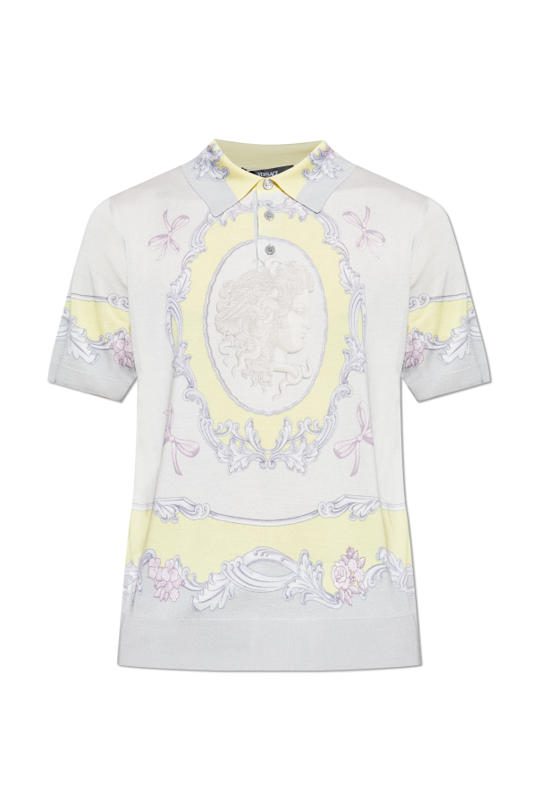 Versace Polo z nadrukiem  `Medusa Cameo`