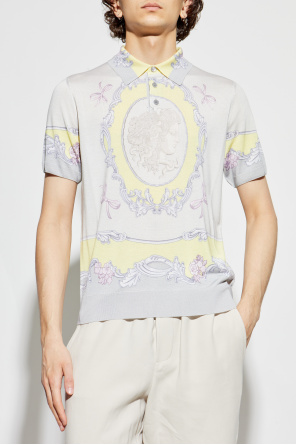 Versace Polo z nadrukiem  `Medusa Cameo`