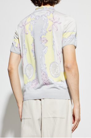 Versace Polo z nadrukiem  `Medusa Cameo`