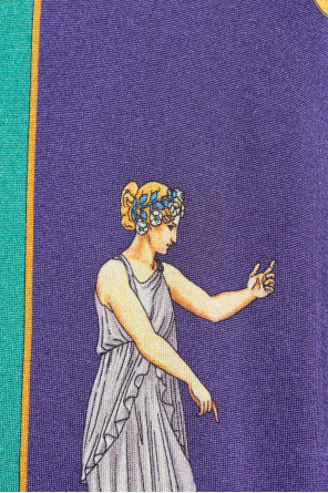 Versace Silk cardigan with print