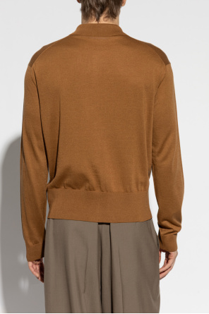 Versace Cardigan with logo patch