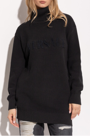 Versace Loose-fit turtleneck